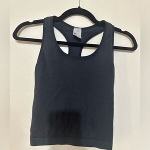 all in motion Black Racerback Ribbed Active Tank Top Size M (6/8)